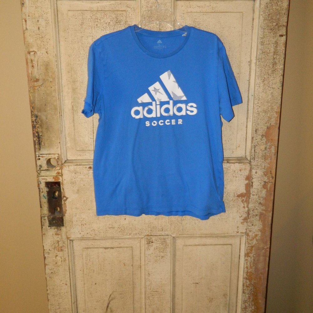 Vintage Adidas Soccer Tee Shirt Size Large (E-37)
